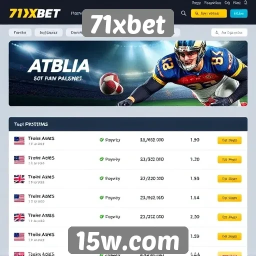 Ofertas e promoções disponíveis no 71xbet